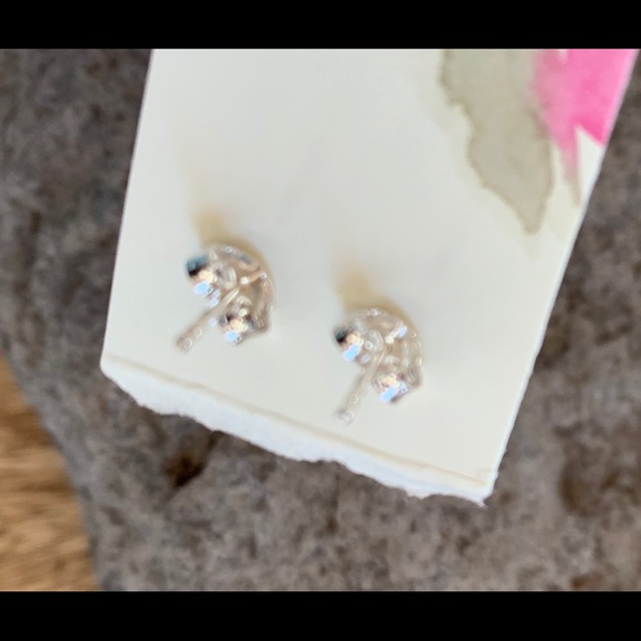 Faux Opal post earrings - Picture 2 of 2